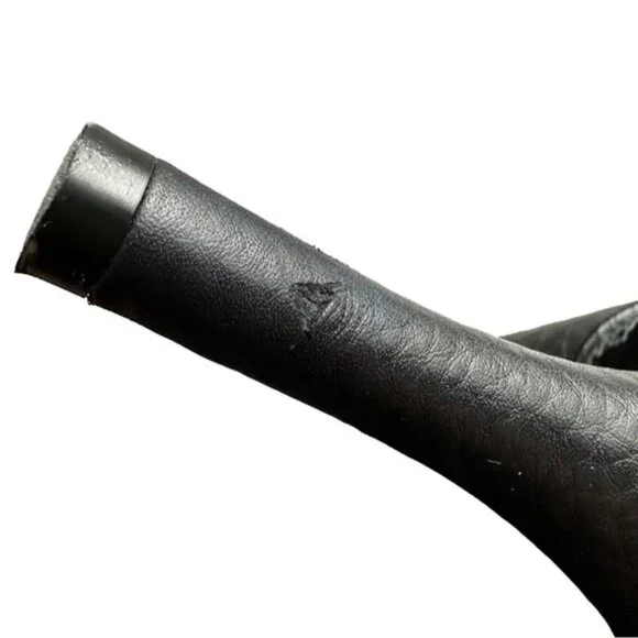 Pedro Garcia Black Pebbled Leather Sandals 4.25 Inch Heel - Size EU 39 (US 8) - Picture 14 of 17